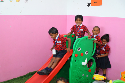 kids play with joy